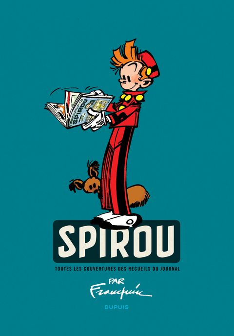 Couverture de l'album Toutes les couvertures des recueils du journal de Spirou par Franquin