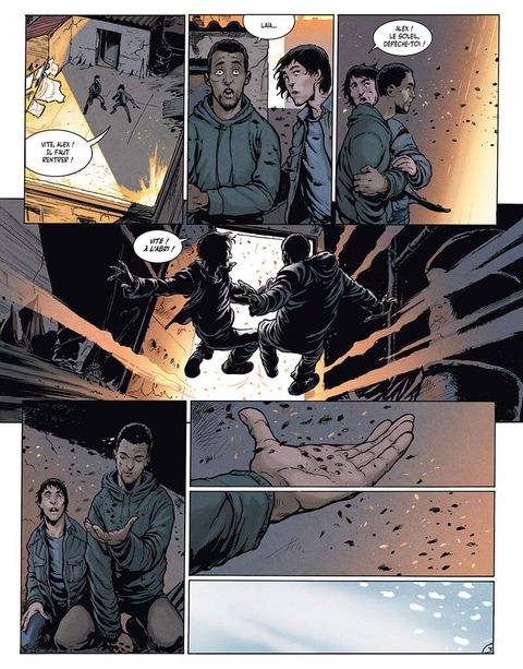 Aperçu de l'album La Terre des Vampires tome 1 - Exode