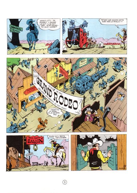 Aperçu de l'album Lucky Luke (Dupuis) tome 2 - Rodéo