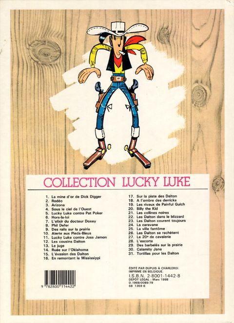 Aperçu de l'album Lucky Luke (Dupuis) tome 2 - Rodéo