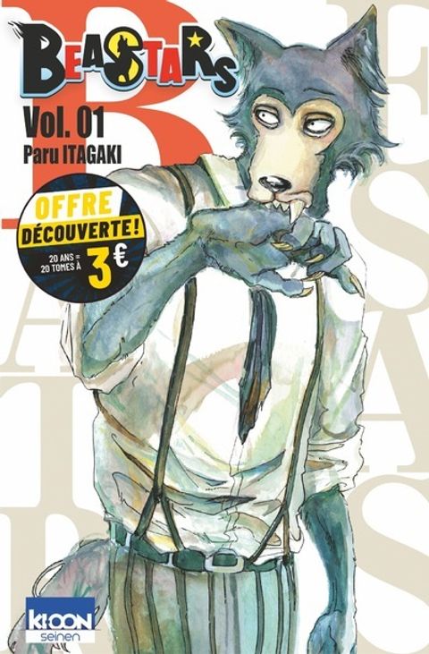 Couverture de l'album Beastars T1 - Opération manga Ki-oon à petit prix - 20 ans 20 tomes