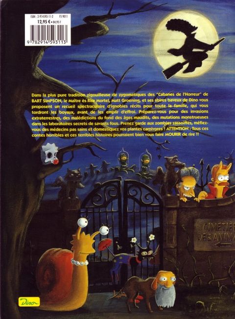 Aperçu de l'album Les Simpson Hors série - La Cabane de l'Horreur de Bart Simpson : Horrib'-Terrib' Houlahoula