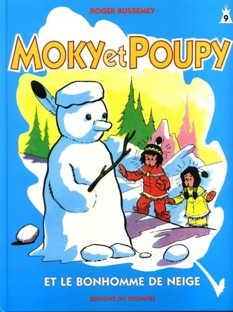 Couverture de l'album Moky et Poupy et le bonhomme de neige