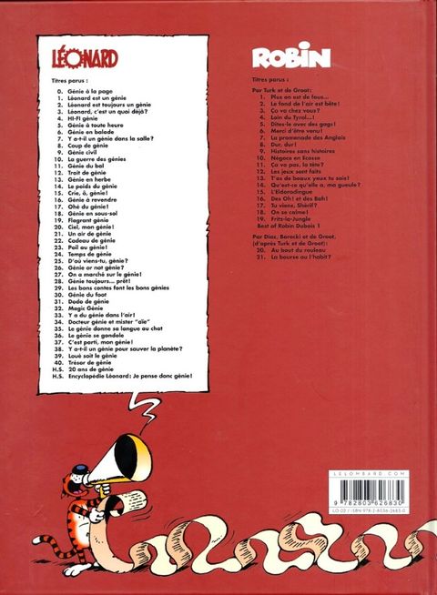 Aperçu de l'album Léonard tome 40 - Trésor de génie