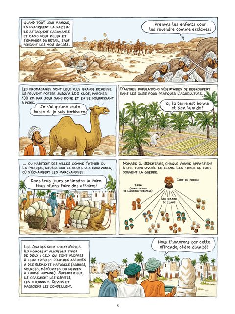 Aperçu de l'album L'Histoire du Monde en Bd tome 3 - Aux premiers siècles de l'Islam