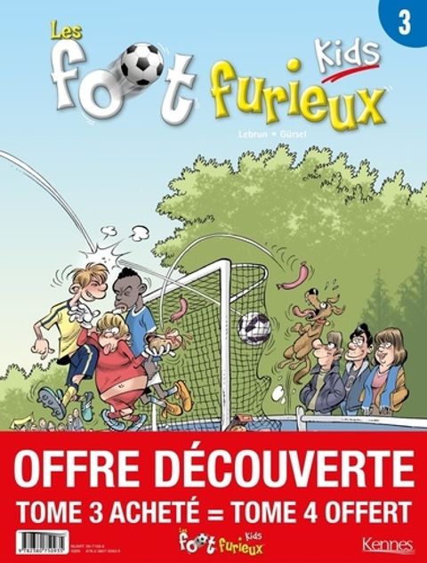 Couverture de l'album Les Foots furieux Kids - pack T04 acheté = T03 offert - 2020