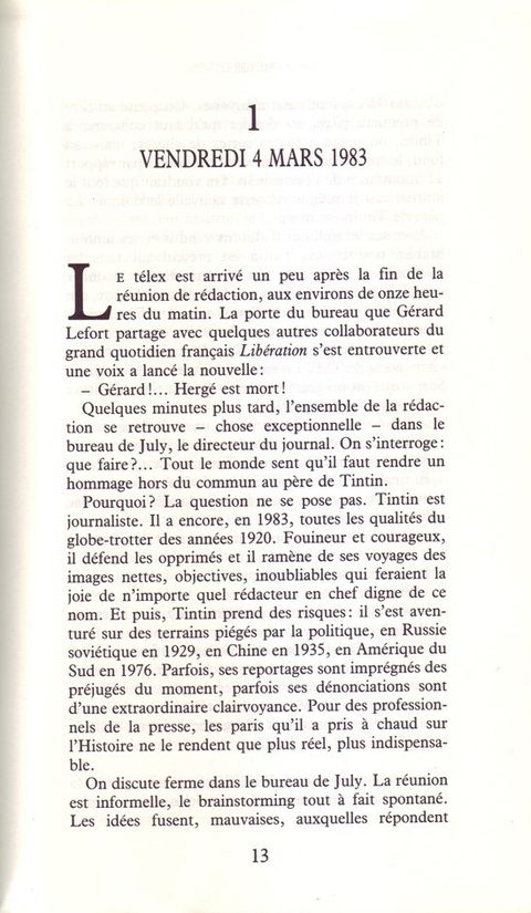 Aperçu de l'album Hergé - Auteur tome 1988 - Hergé, portrait biographique