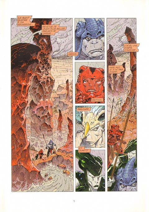 Aperçu de l'album Le Monde d'Arkadi tome 4 - Chroniques de la Terre Fixe - la Corne Rouge