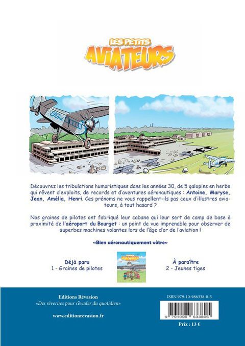 Aperçu de l'album Les Petits aviateurs tome 1 - Graines de pilotes