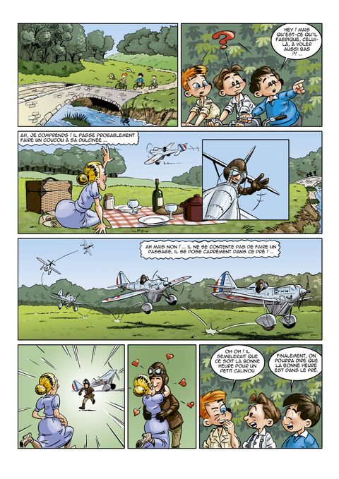 Aperçu de l'album Les Petits aviateurs tome 1 - Graines de pilotes