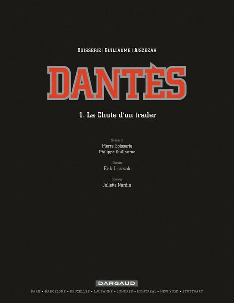 Aperçu de l'album Dantès tome 1 - La Chute d'un Trader