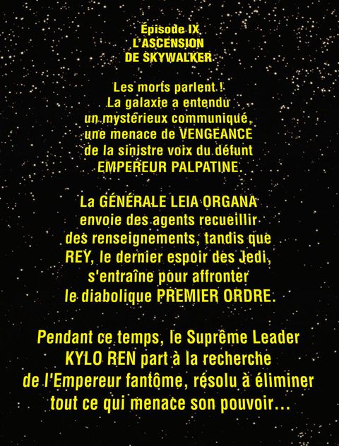 Aperçu de l'album Star Wars - L'ascension de Skywalker - Star Wars : L'ascension de Skywalker