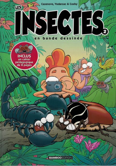 Couverture de l'album Les insectes en Bd