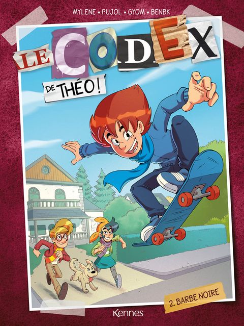 Couverture de l'album Le Codex de Théo tome 2 - Barbe Noire !