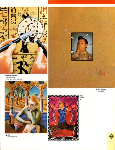 Aperçu de l'album Hergé - Auteur tome 1984 - Fondation Joan Miro - Hommage à Hergé