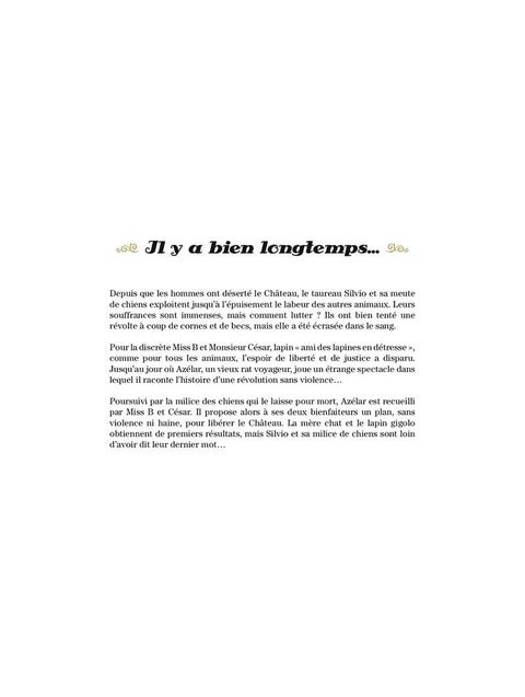 Aperçu de l'album Le Château des Animaux tome 2 - Les marguerites de l'hiver