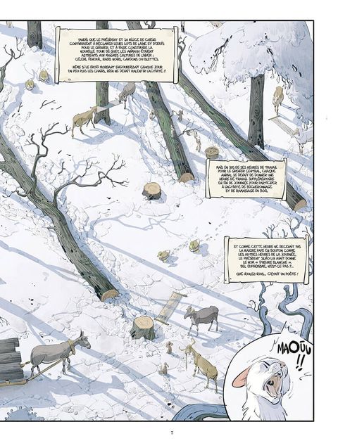 Aperçu de l'album Le Château des Animaux tome 2 - Les marguerites de l'hiver