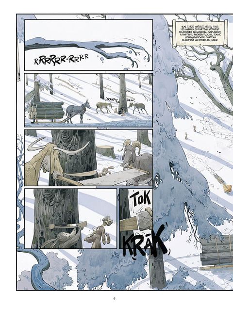 Aperçu de l'album Le Château des Animaux tome 2 - Les marguerites de l'hiver
