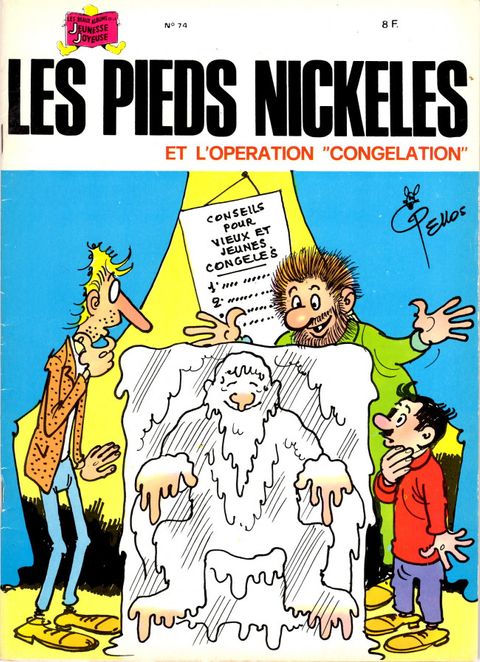 Couverture de l'album Les Pieds Nickelés et l'Opération Congélation