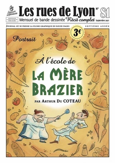 Couverture de l'album A l'école de La Mère Brazier