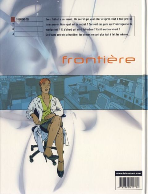 Aperçu de l'album Frontière tome 1 - Souviens Toi