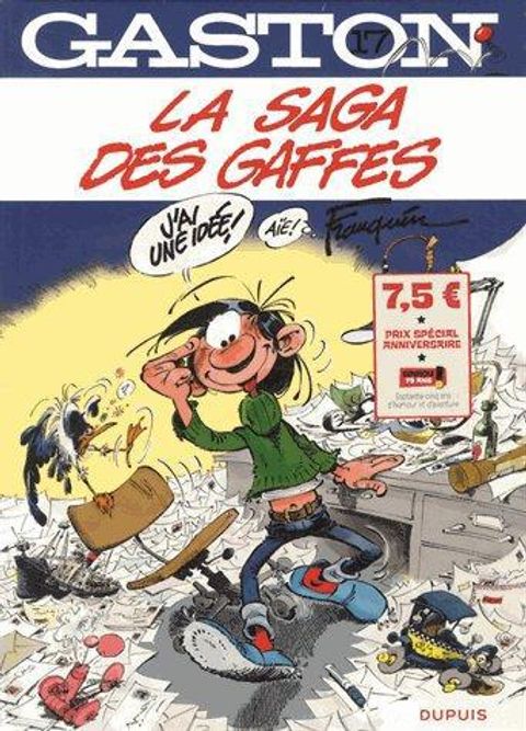 Couverture de l'album La Saga des Gaffes - Prix Spécial Spirou 75 Ans