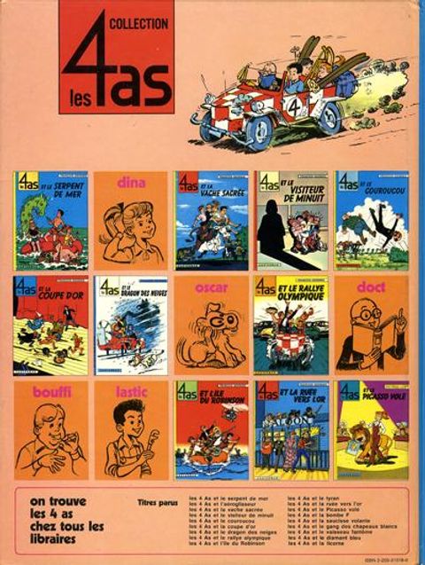 Aperçu de l'album Les 4 As tome 18 - Les 4 As et la Licorne