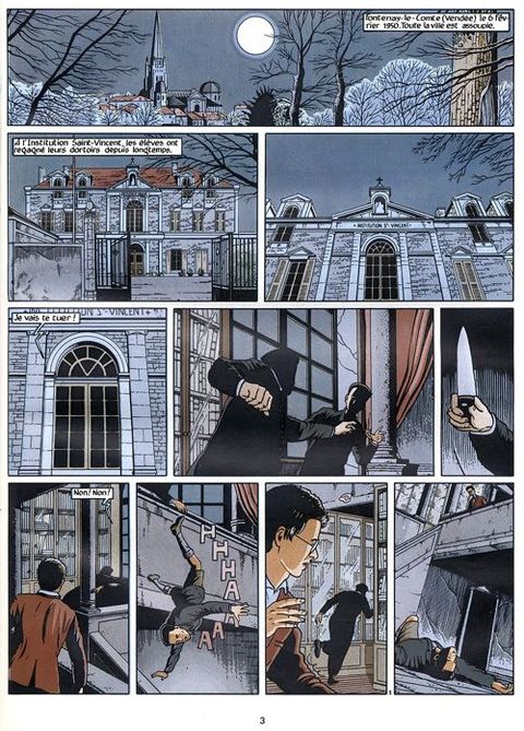 Aperçu de l'album Maître Berger (Les dossiers secrets de) tome 3 - Le pensionnaire de Saint-Vincent