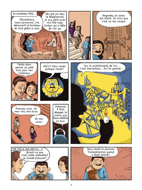 Aperçu de l'album L'Histoire du Monde en Bd - Toutankhamon, les mystères du pharaon