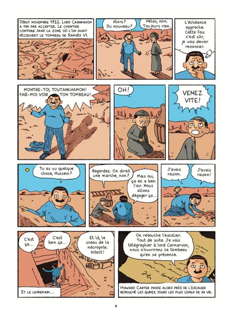 Aperçu de l'album L'Histoire du Monde en Bd - Toutankhamon, les mystères du pharaon