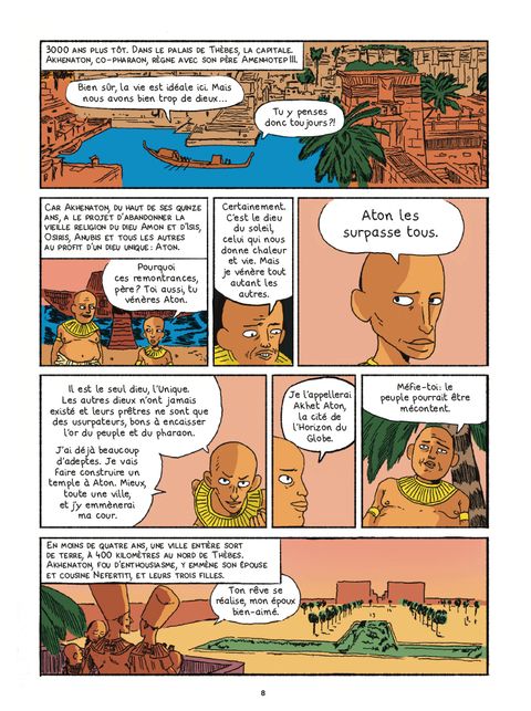 Aperçu de l'album L'Histoire du Monde en Bd - Toutankhamon, les mystères du pharaon