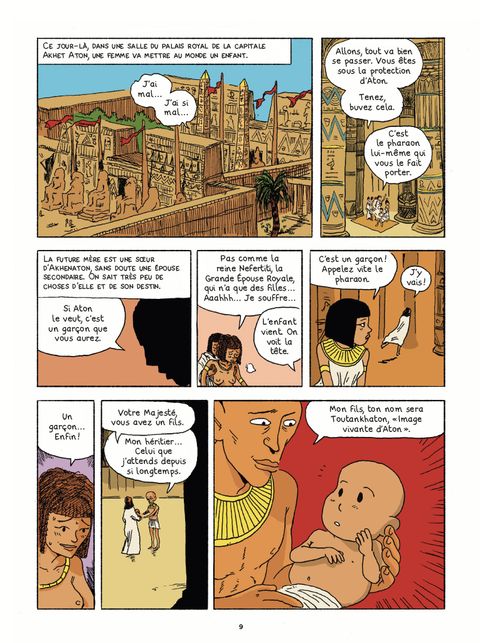 Aperçu de l'album L'Histoire du Monde en Bd - Toutankhamon, les mystères du pharaon
