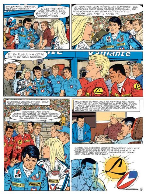 Aperçu de l'album Michel Vaillant tome 55 - Une histoire de fous