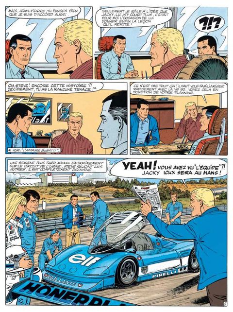 Aperçu de l'album Michel Vaillant tome 55 - Une histoire de fous