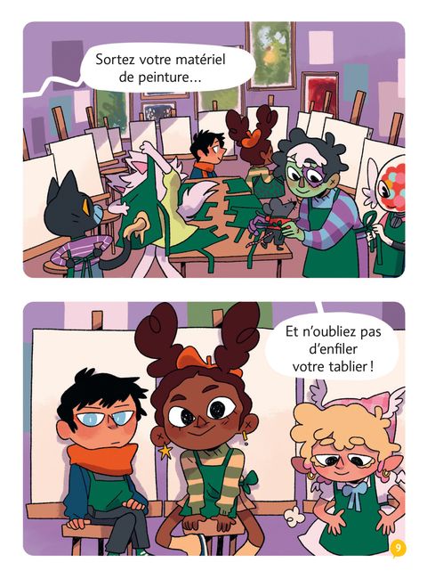 Aperçu de l'album Mystères et Sortilèges tome 5 - À vos pinceaux !