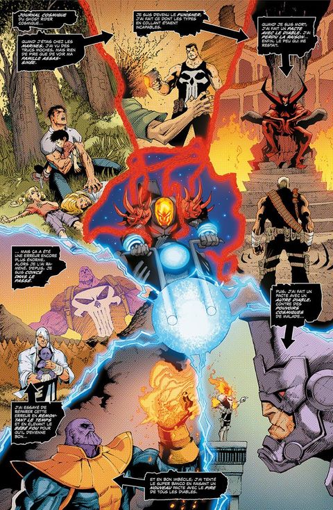 Aperçu de l'album Cosmic Ghost Rider tome 2 - Le Ghost Rider Cosmique détruit l’histoire Marvel
