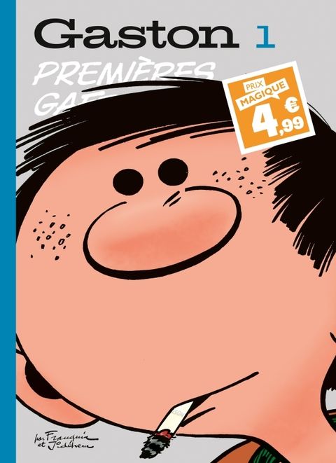 Couverture de l'album Gaston (édition 2018) - Tome 1 - Premières gaffes / Edition spéciale (Indispensables 2024)