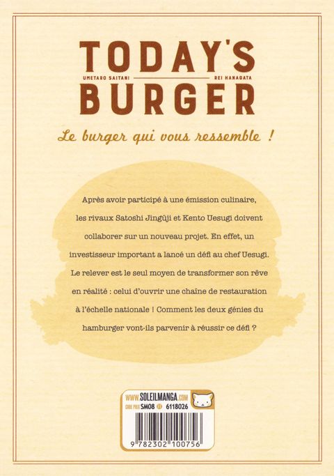 Aperçu de l'album Today's Burger tome 4