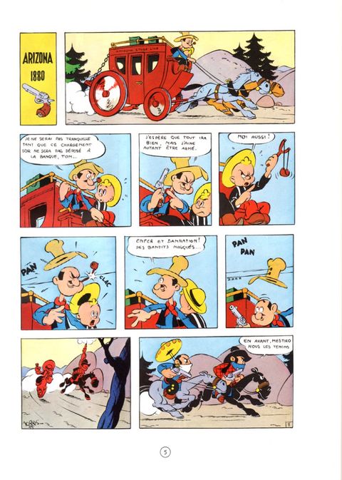Aperçu de l'album Lucky Luke (Dupuis) tome 3 - Arizona