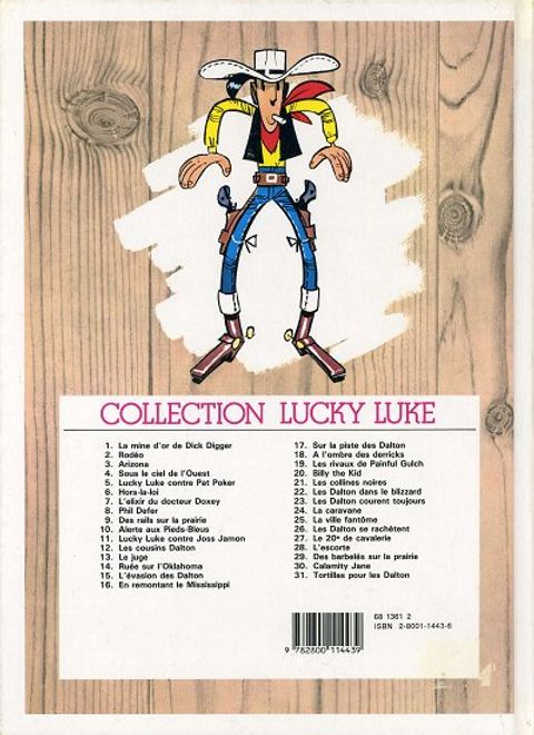 Aperçu de l'album Lucky Luke (Dupuis) tome 3 - Arizona