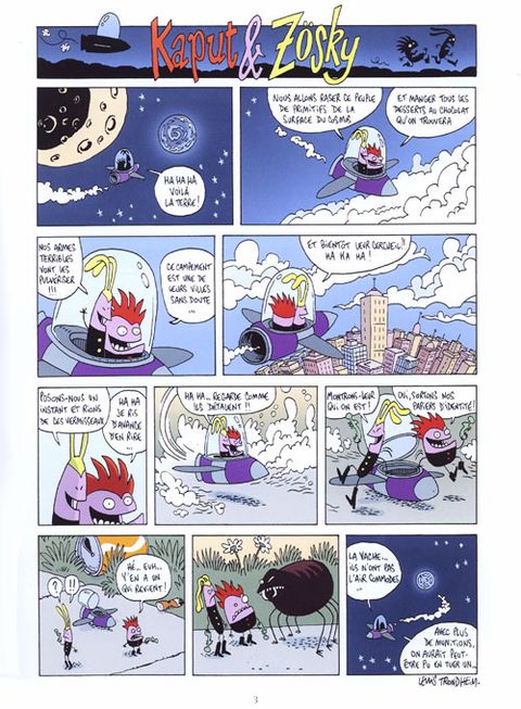 Aperçu de l'album Kaput et Zosky tome 1 - Les Zigouilleurs de l'Infini