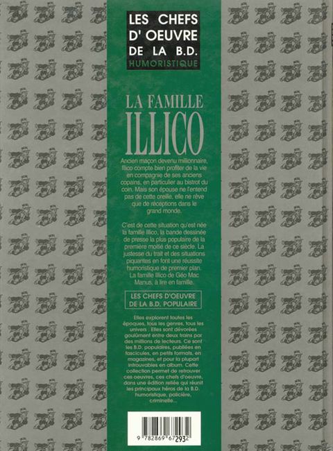 Aperçu de l'album Chefs d'Œuvre de la Bd Populaire tome 3 - La Famille Illico