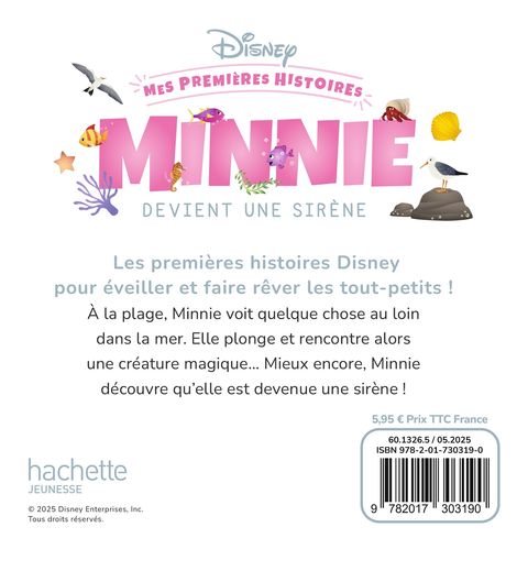 Aperçu de l'album Disney mes premières histoires - Minnie devient une sirène