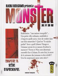 Couverture du premier album de la série Monster