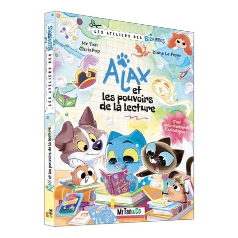 Couverture de l'album Les ateliers des bizarres - Ajax et les pouvoirs de la lecture