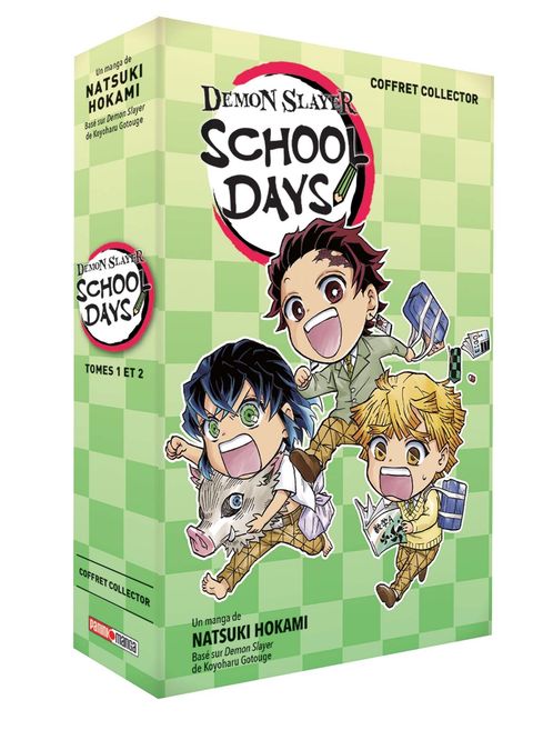 Couverture de l'album Coffret Demon Slayer School Days T01 & T02