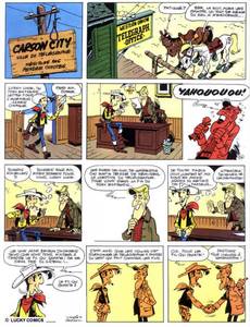 Aperçu 6 de l'album Lucky Luke (Dargaud) tome 14 - Le Fil qui Chante