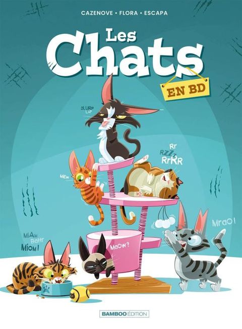 Couverture de l'album Les Chats en BD