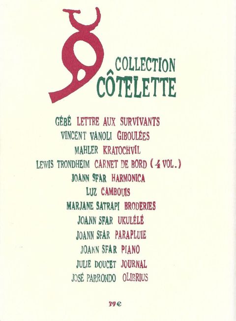 Aperçu de l'album Les Carnets de Joann Sfar tome 5 - Caravan
