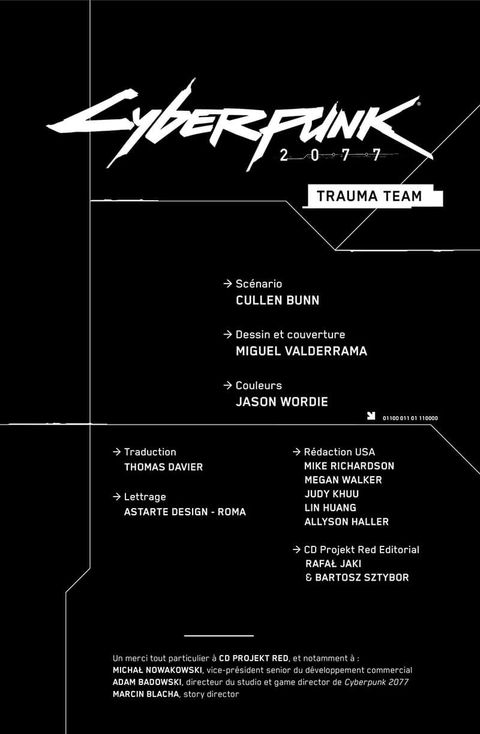 Aperçu de l'album World of cyberpunk 2077 tome 1 - Trauma Team